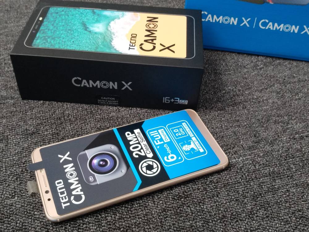 le camon x de tecno camera 2