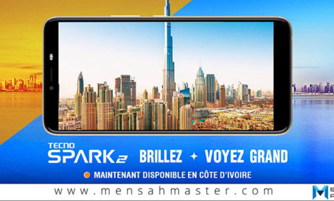 Tecno Spark 2 : Le smartphone qui sublimera votre vie img