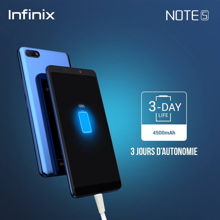 infinix note 5 batterie