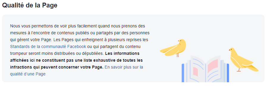 qualité de la page mensahmaster facebook